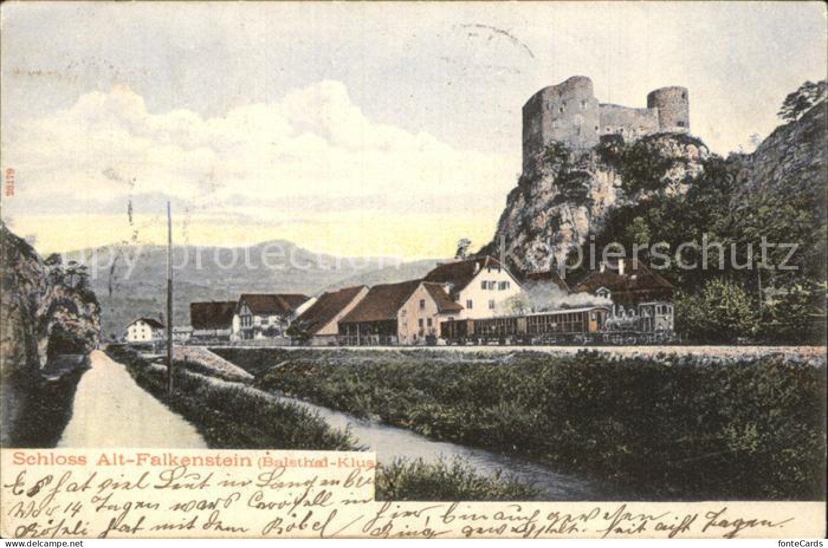 Balsthal Schloss Alt Falkenstein