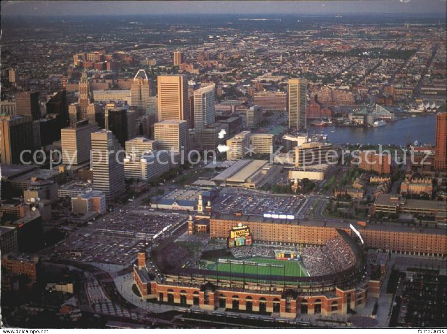 Baltimore Maryland Fliegeraufnahme