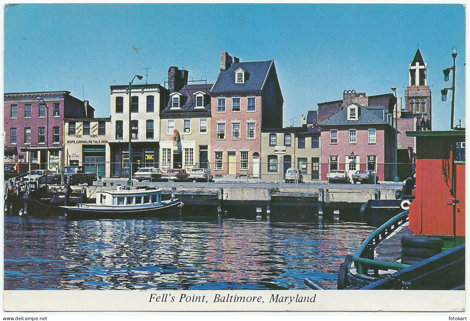 Baltimore Maryland, Vintage PC, Waterside Fells Point-Maryland