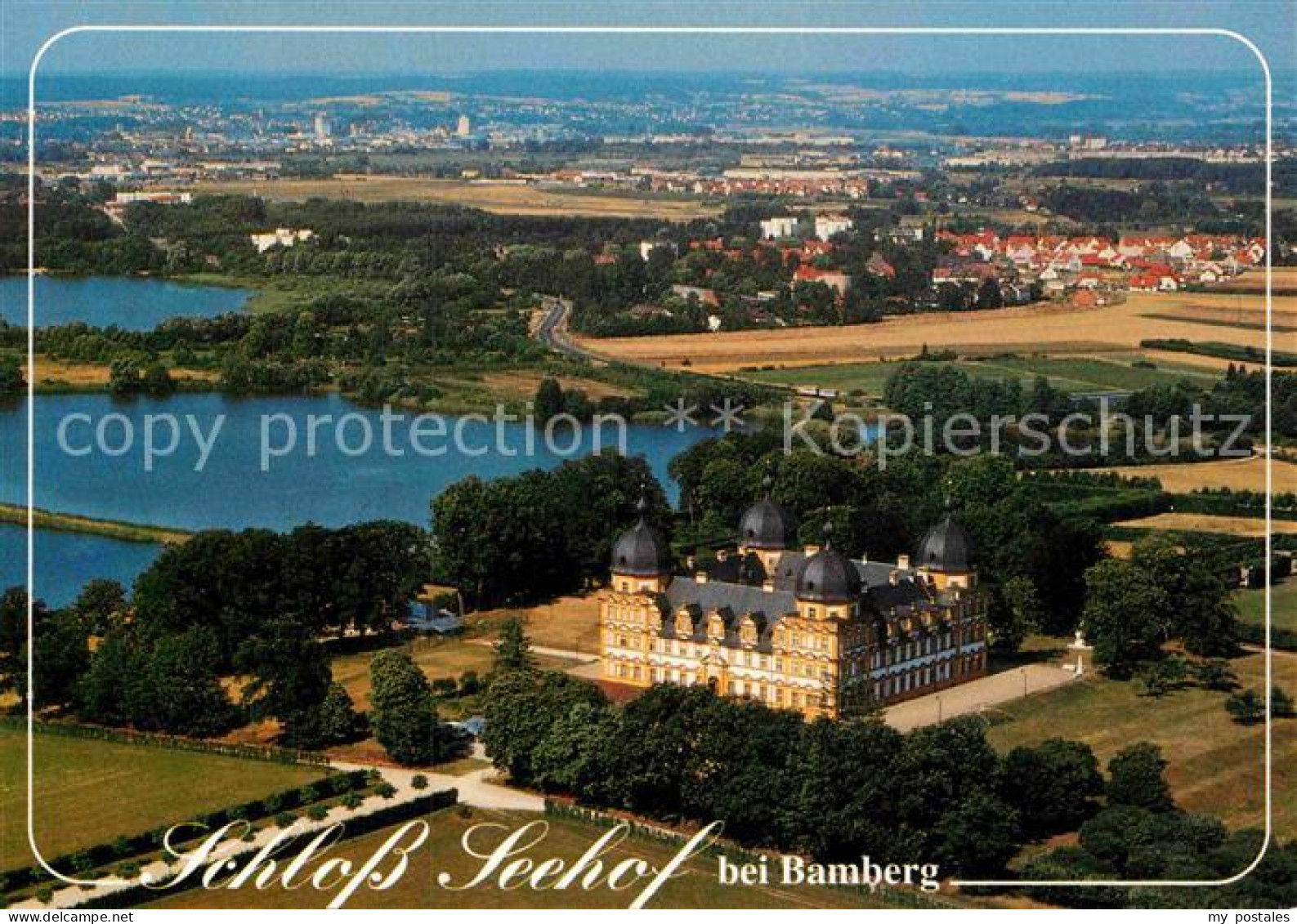 Bamberg Fliegeraufnahme Schloss Seehof