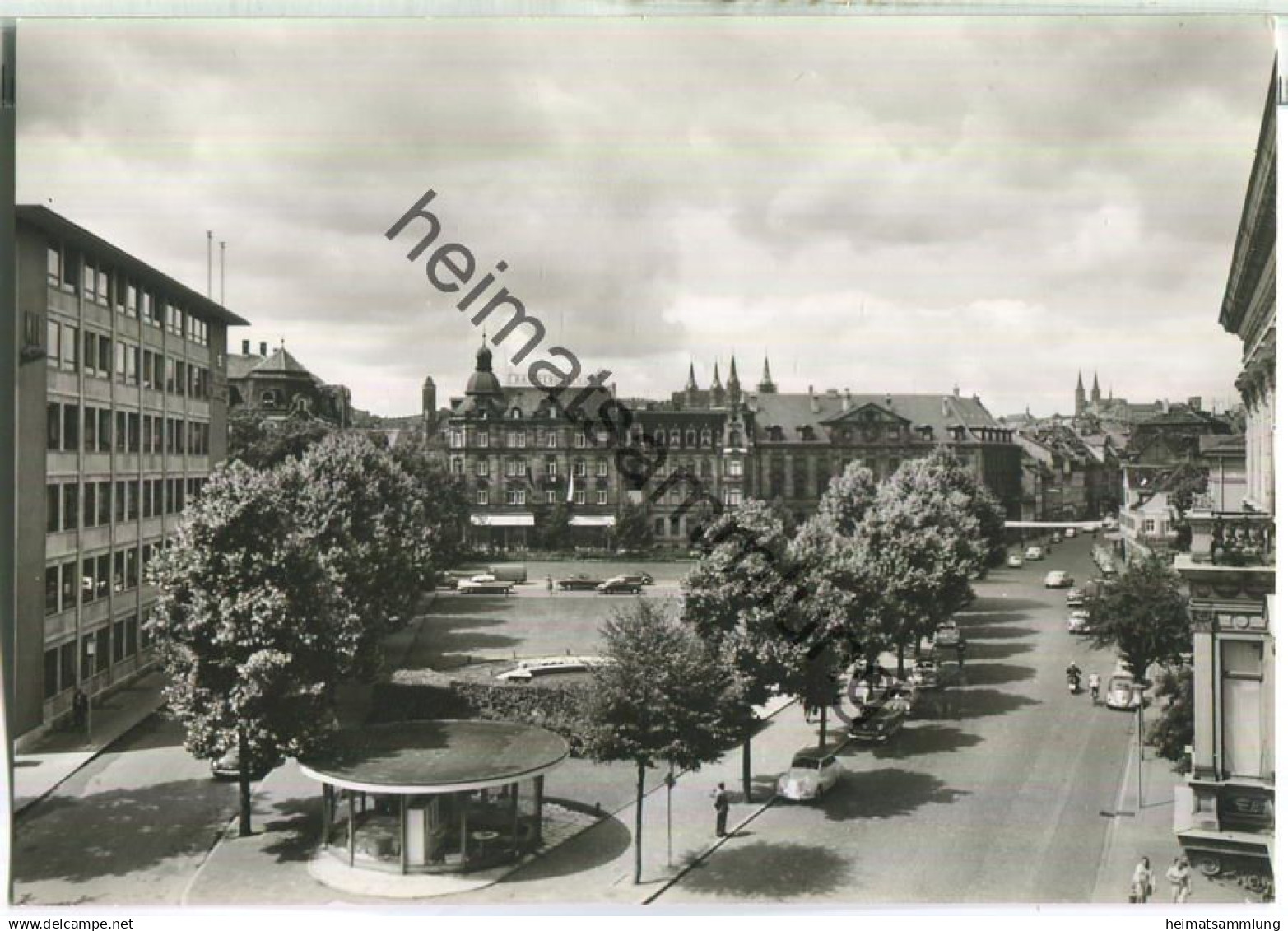 Bamberg - Schönleinsplatz - Foto-Ansichtskarte - Verlag W. Tillig Bamberg