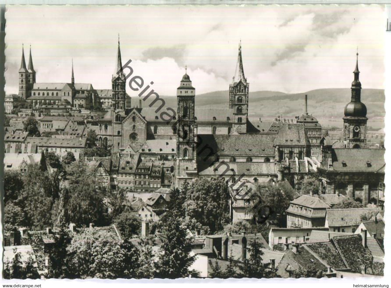 Bamberg - Teilansicht - Foto-Ansichtskarte - Verlag W. Tillig Bamberg
