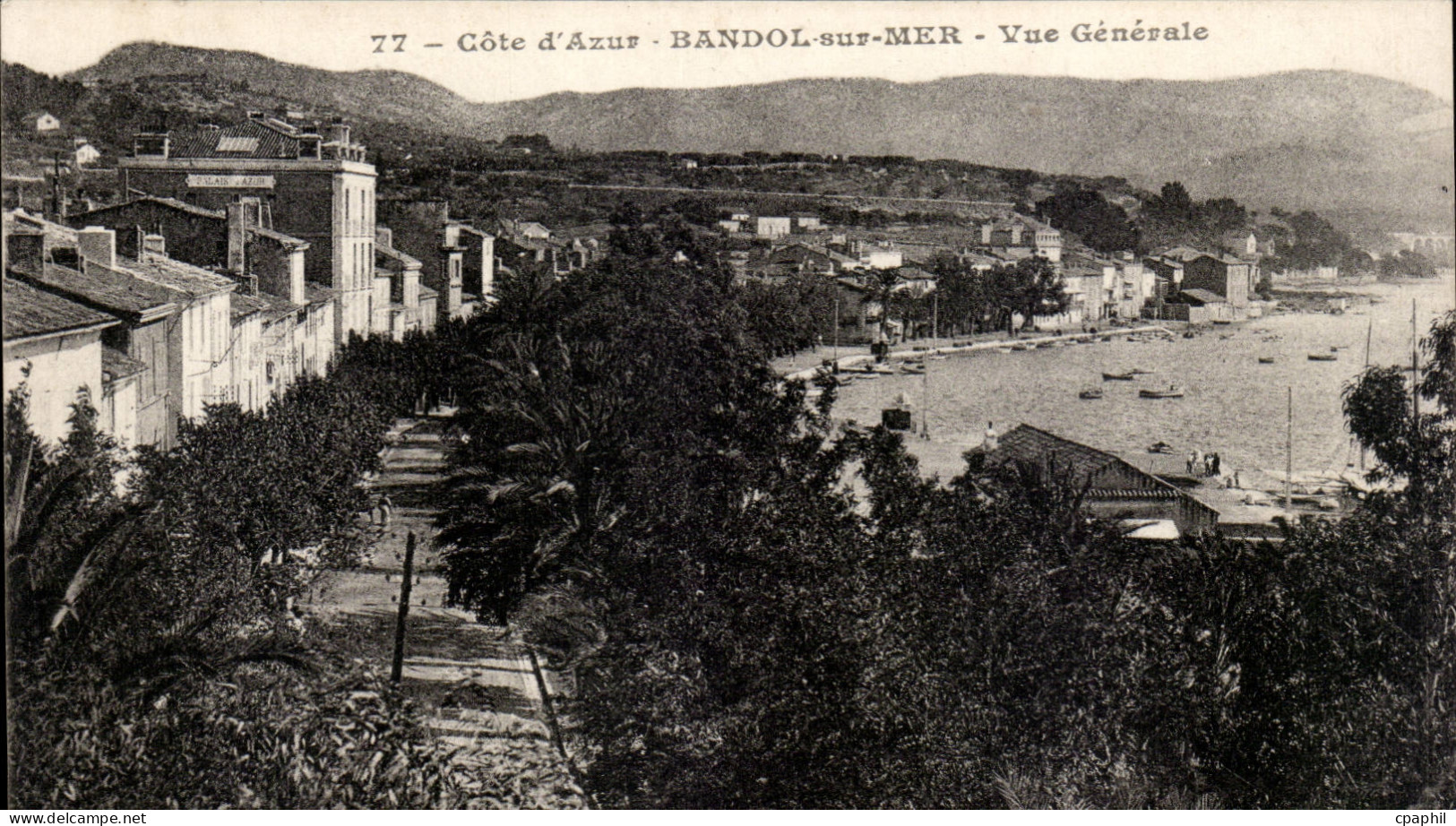 Bandol sur Mer CPA Vue generale