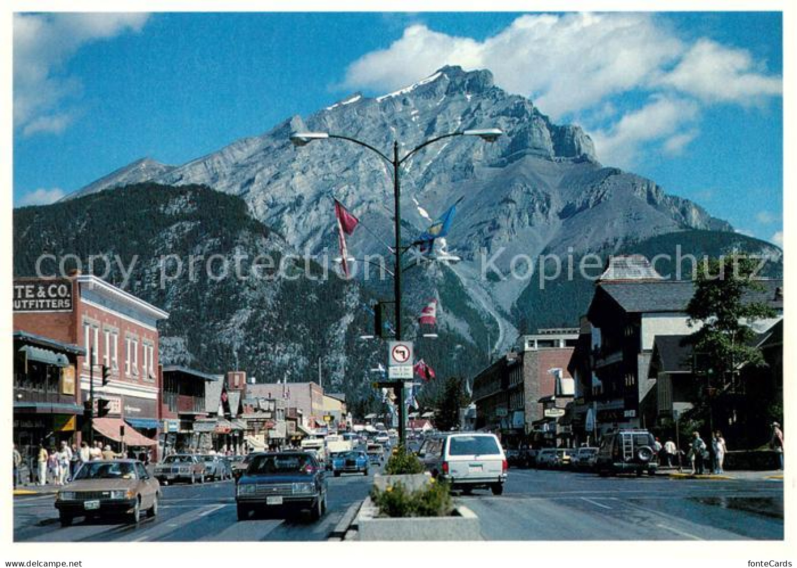 Banff Canada Banff Avenue Cascade Mountain