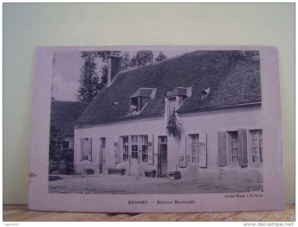 BANNAY (CHER) LES COMMERCES.  MAISON BOULOUET