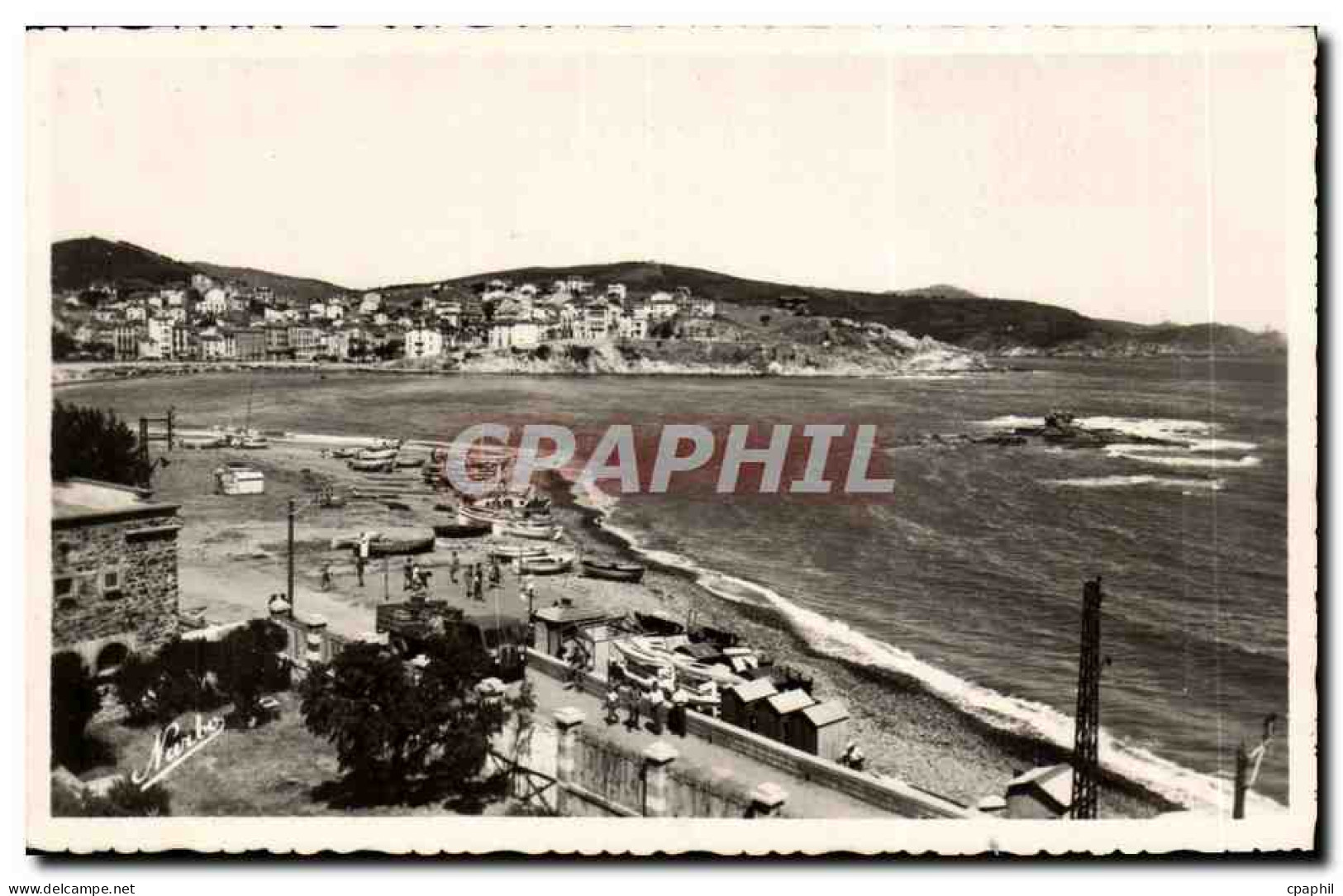 Banyuls sur Mer CPA La plage La baie Le rocher