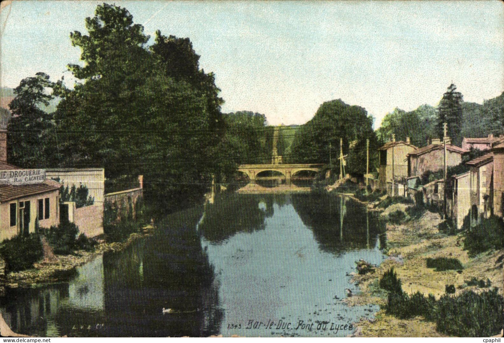 Bar le Duc - Pont du Lycee - CPA
