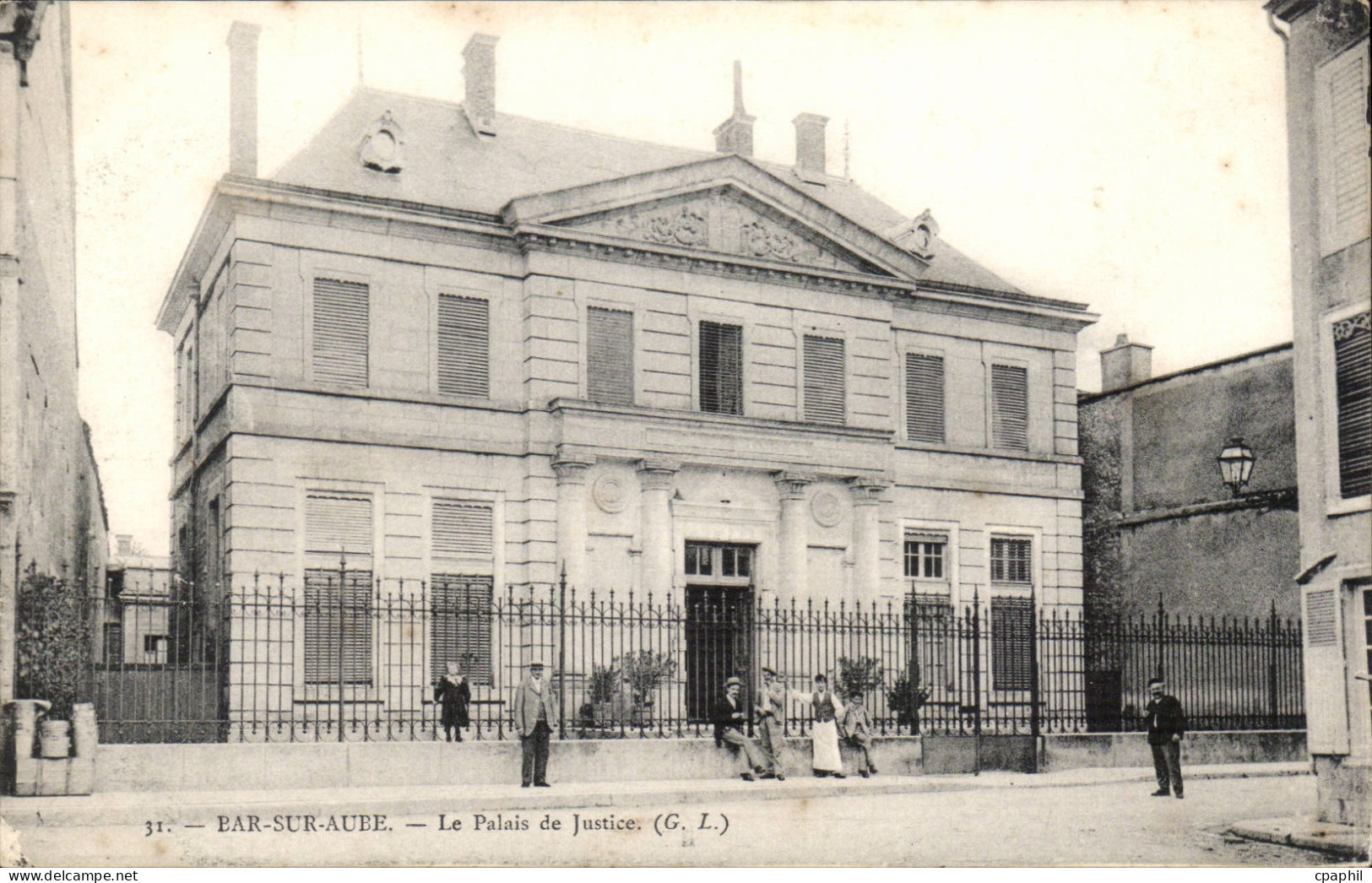 Bar sur Aube - Le Palais de Justice - CPA