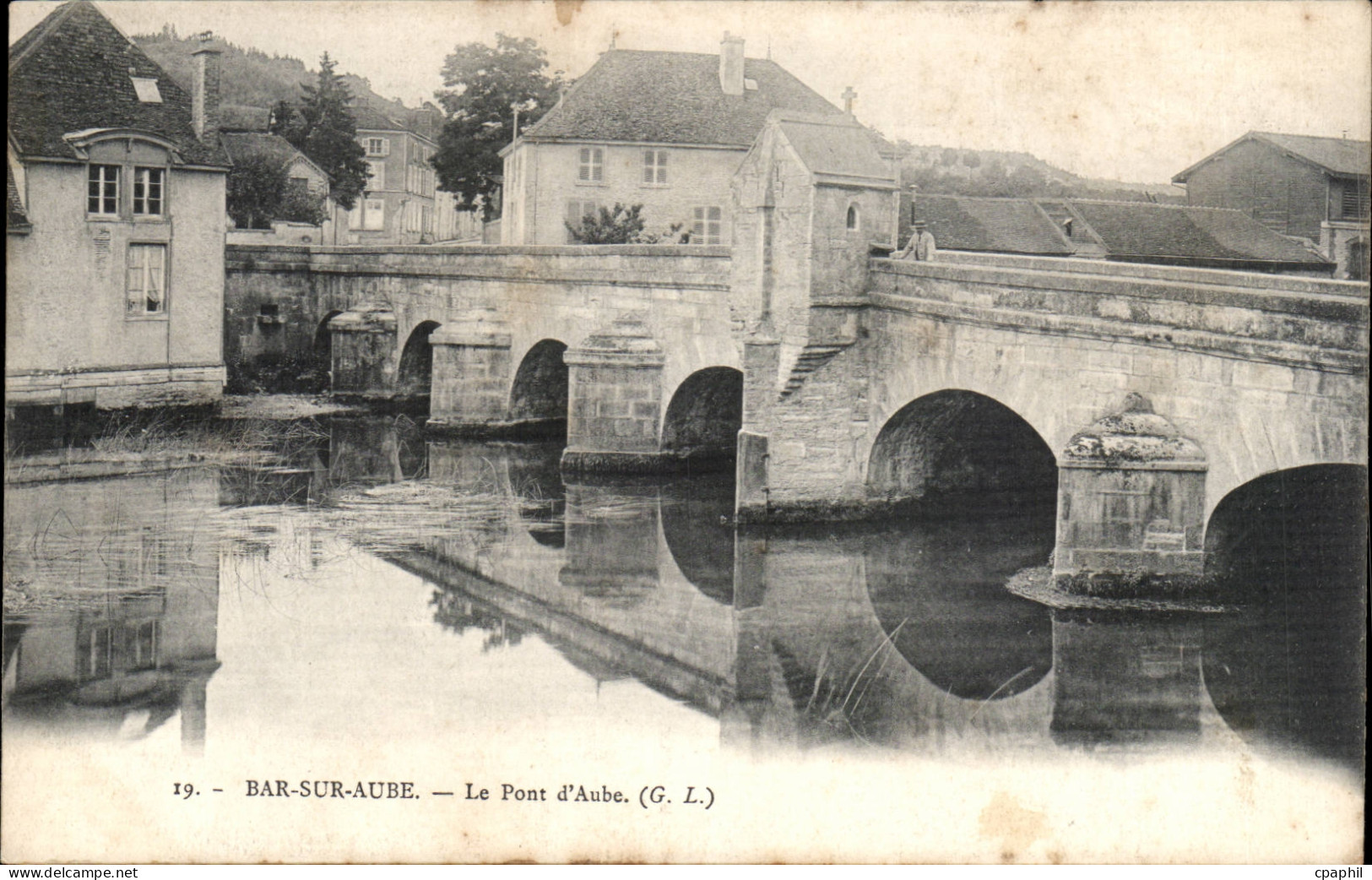 Bar sur Aube - Le Pont d'Aube - CPA