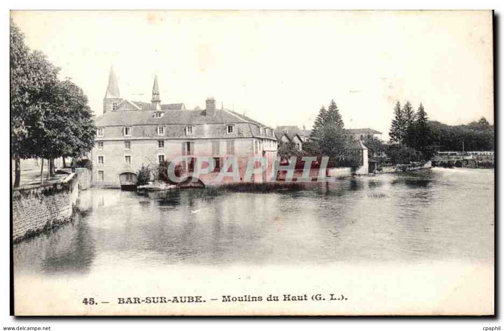 Bar sur Aube - Moulin du Haut - CPA