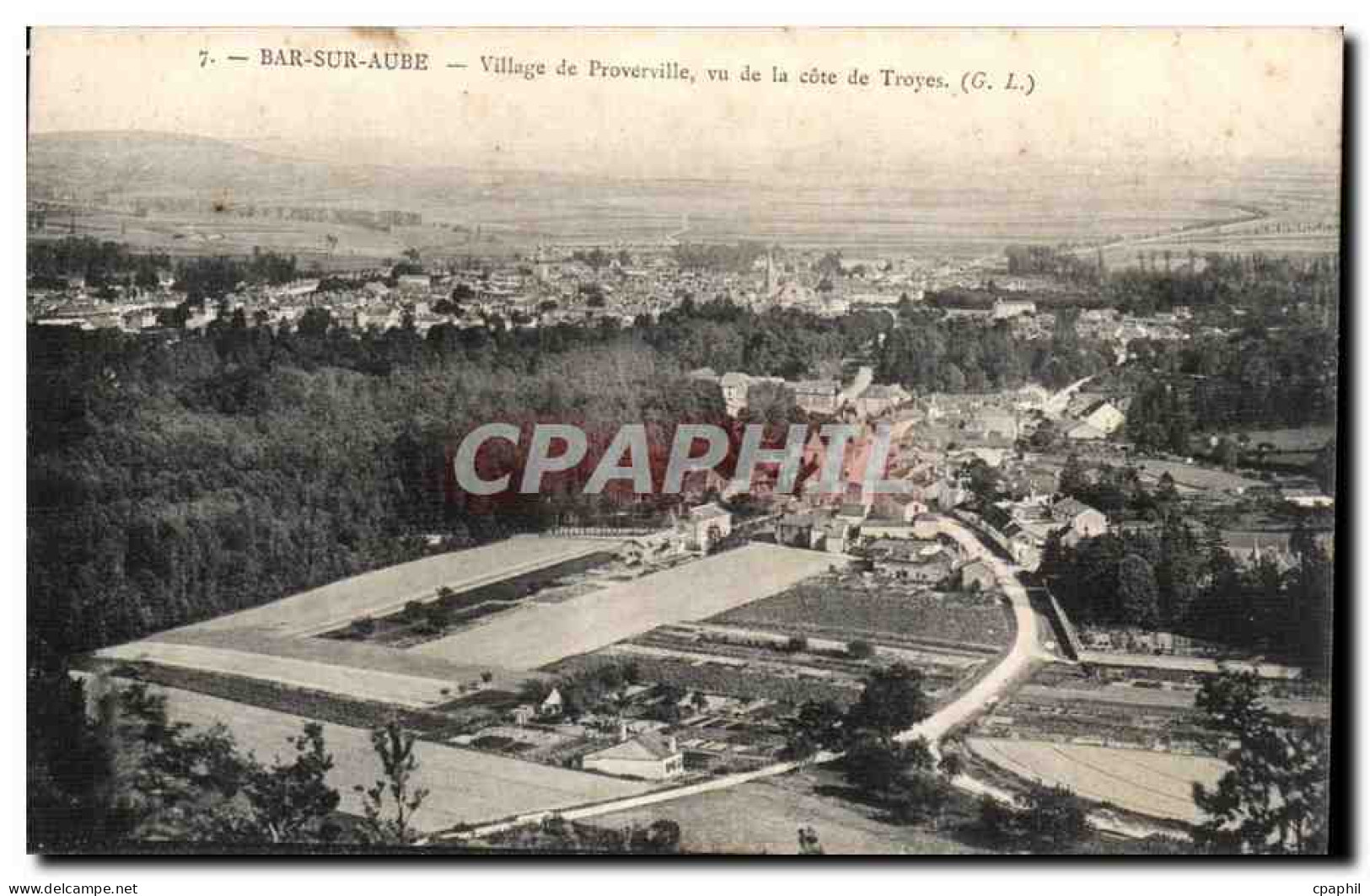 Bar sur Aube - Village de Proverville ve de Troyes - CPA