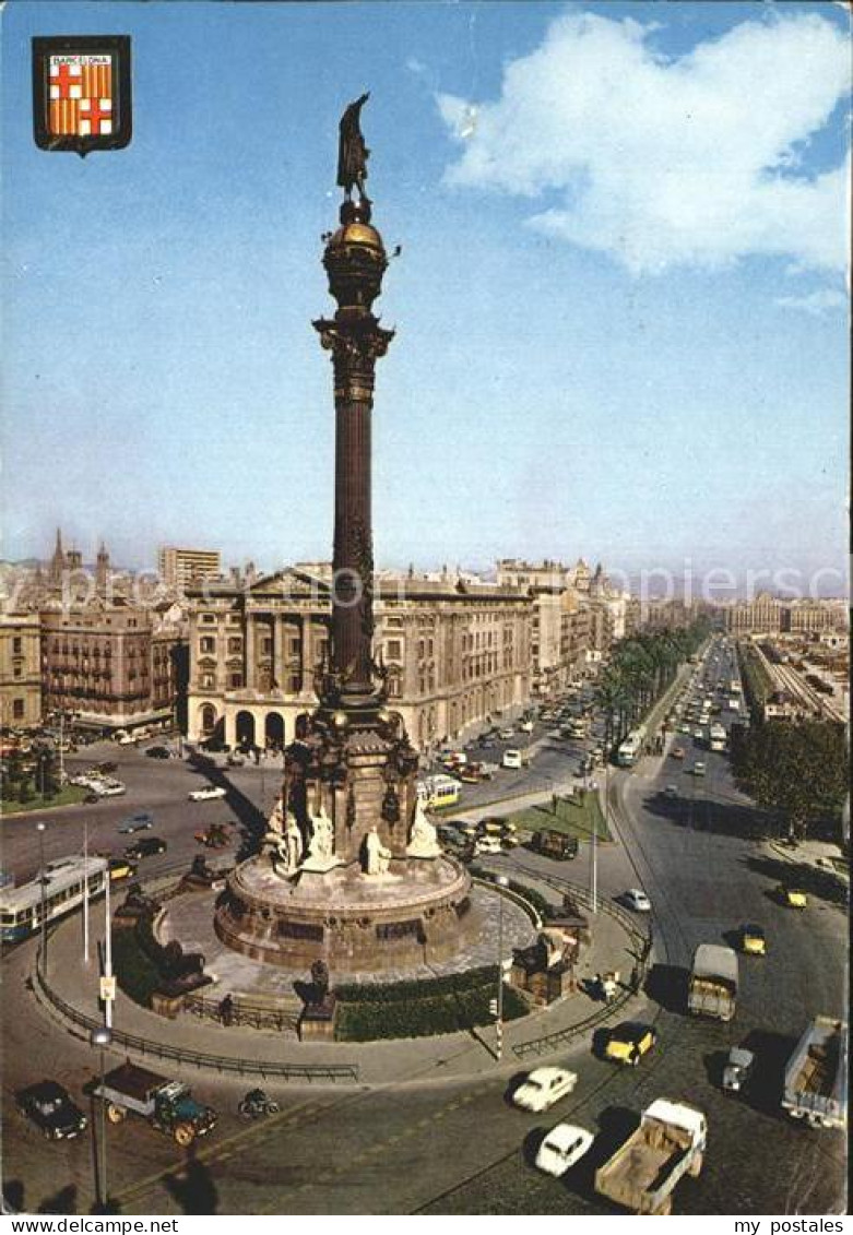 Barcelona Cataluna Columbus Denkmal