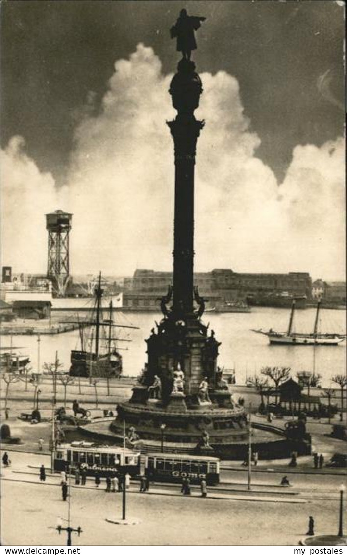 Barcelona Cataluna Monument Colop Schiff
