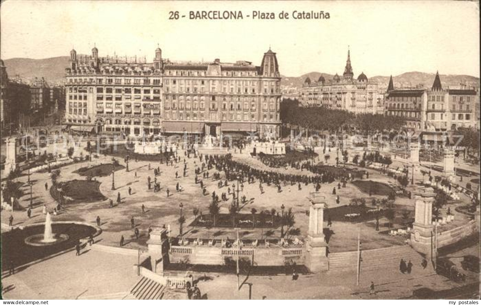 Barcelona Cataluna Plaza de Cataluna