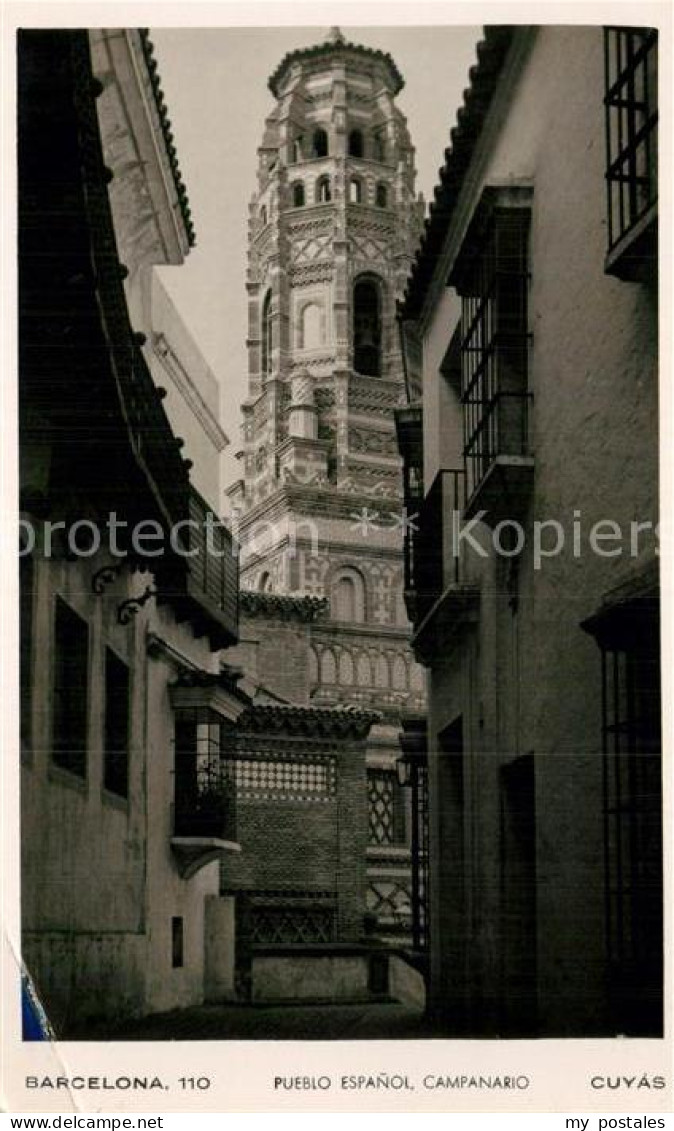 Barcelona Cataluna pueblo Espanol Campanario