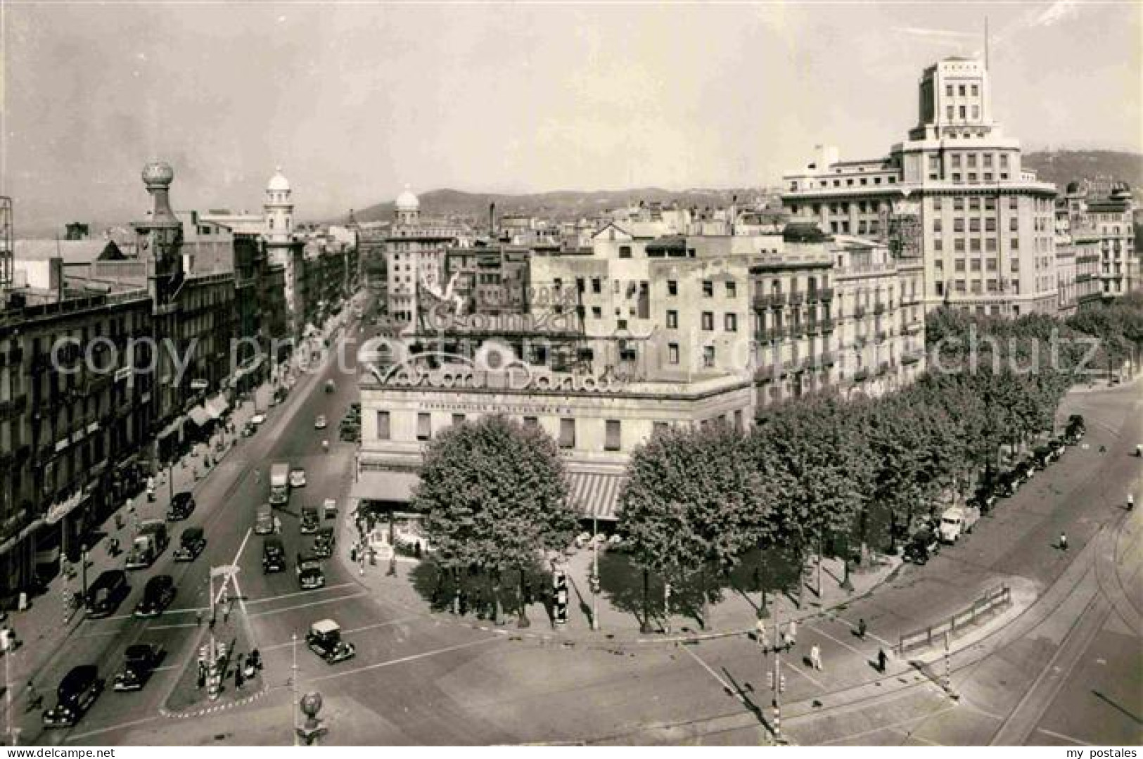 Barcelona Cataluna Rincon de la Plaza Cataluna y Pelayo
