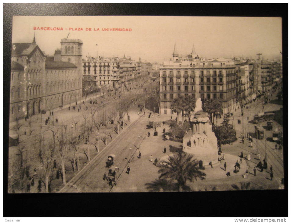 BARCELONA Universidad University Square Bazar Bazaar toy shop advertising publicity Catalonia Spain post card
