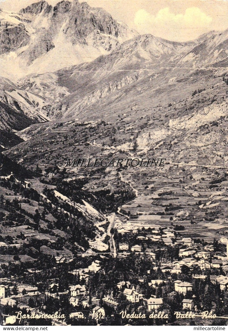 BARDONECCHIA: Veduta della Valle Rho   1963