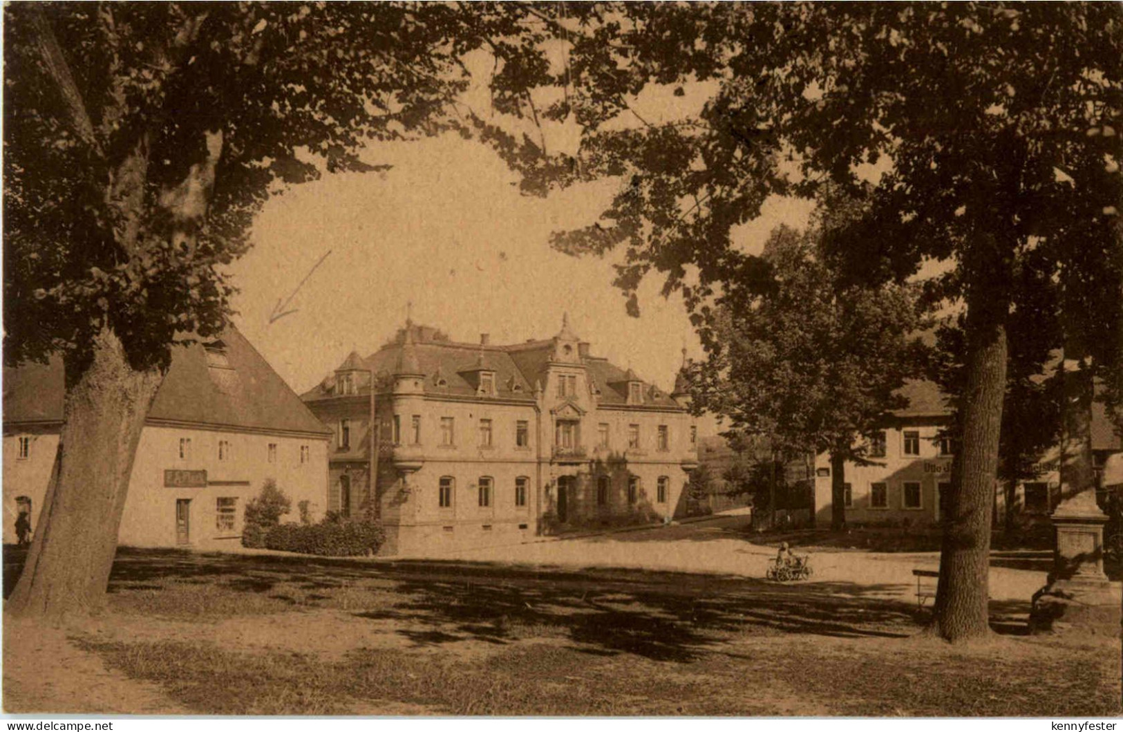 Bärenstein im Erzgeb. - Markt und Rathaus