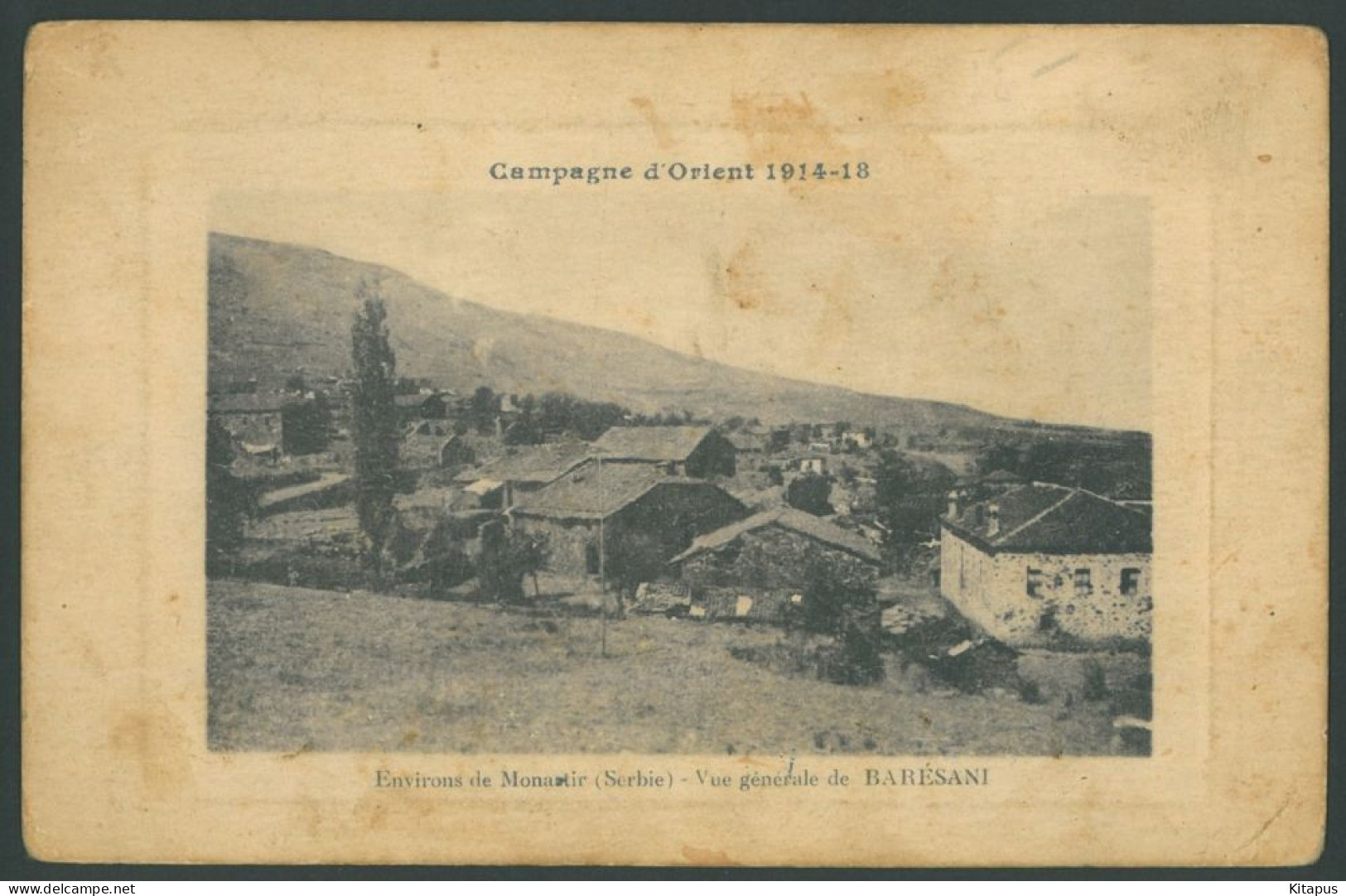 BARESANI vintage postcard Serbia