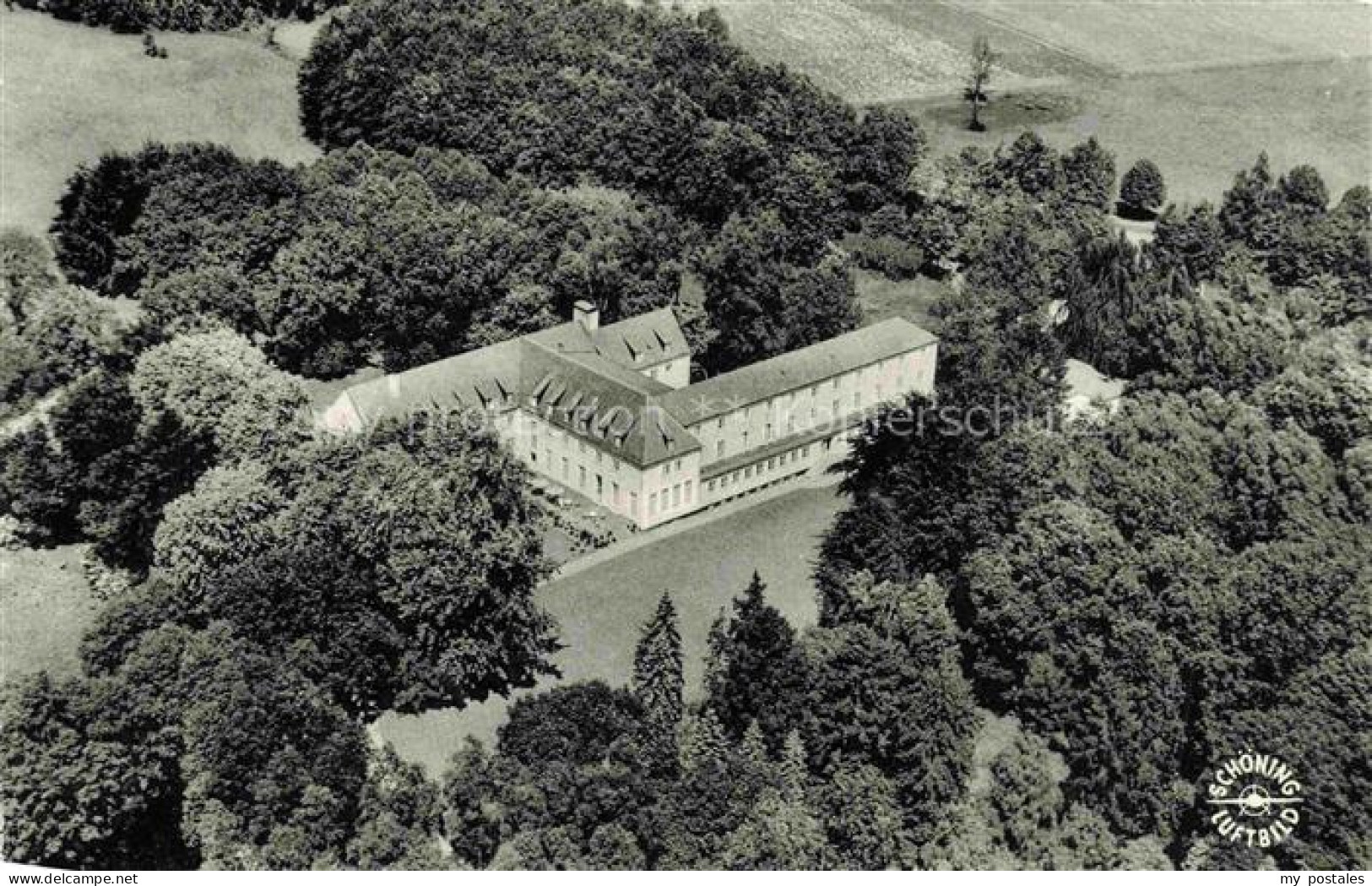 Bargteheide Haus-Malepartus Lehrstaette Oberpostdirektion Hamburg Gebaeude Wald