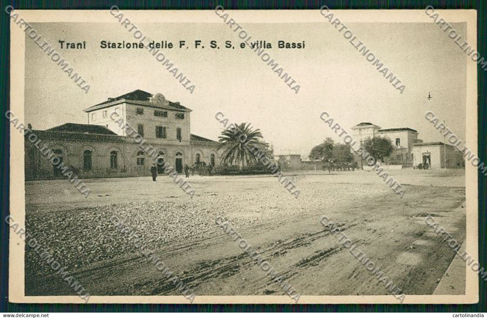 Bari Trani Stazione cartolina QQ4624