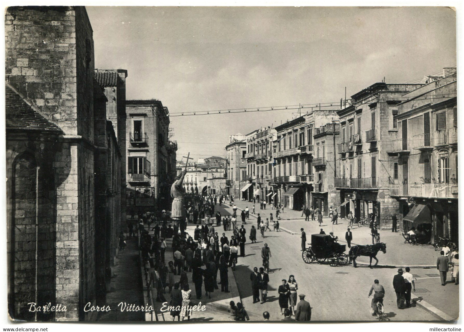 BARLETTA, CORSO VITTORIO EMANUELE, 1950