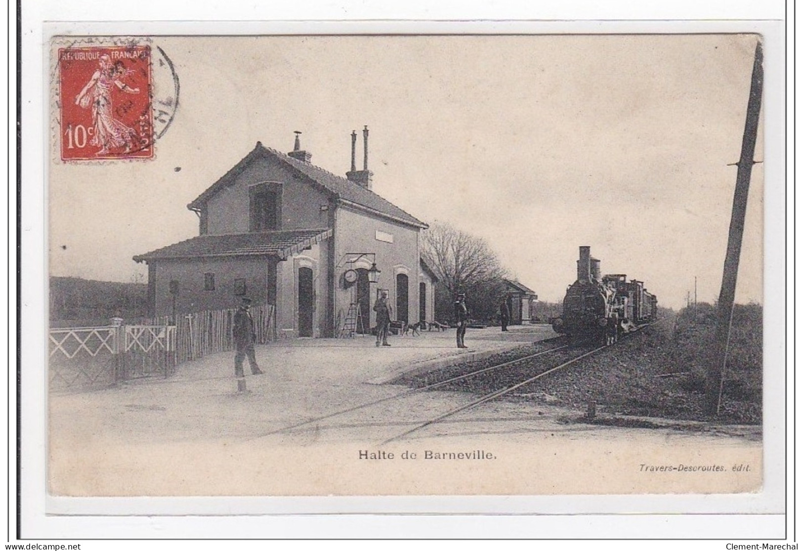 BARNEVILLE : halte de barneville (GARE) - etat