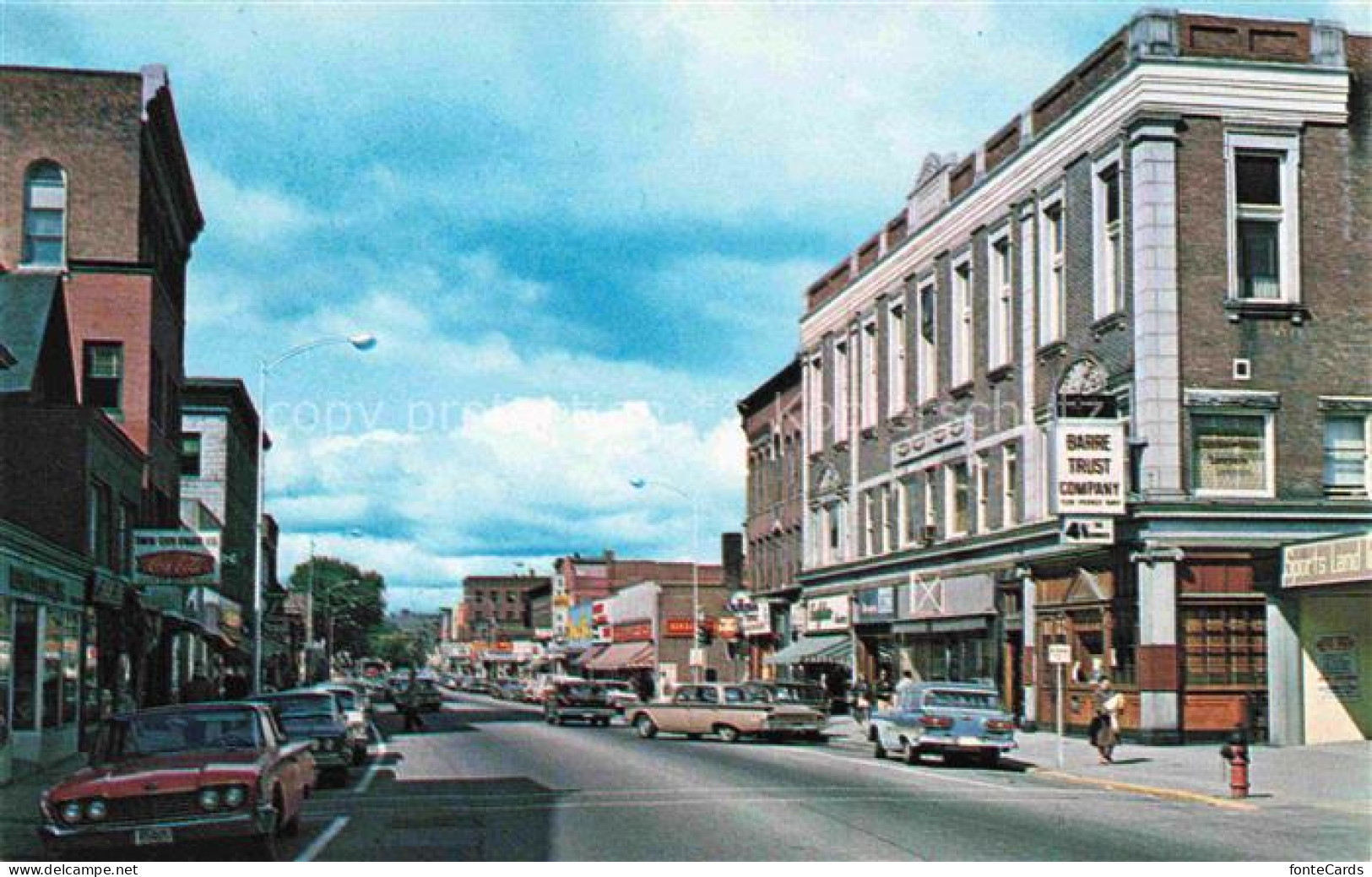 Barre Vermont USA Main Street