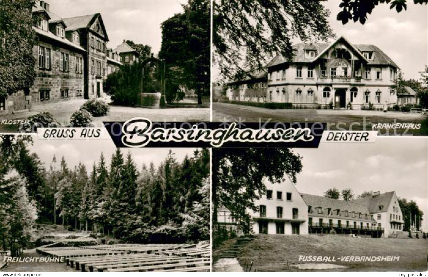 Barsinghausen Kloster Krankenhaus Freilichtbuehne Fussball Verbandsheim