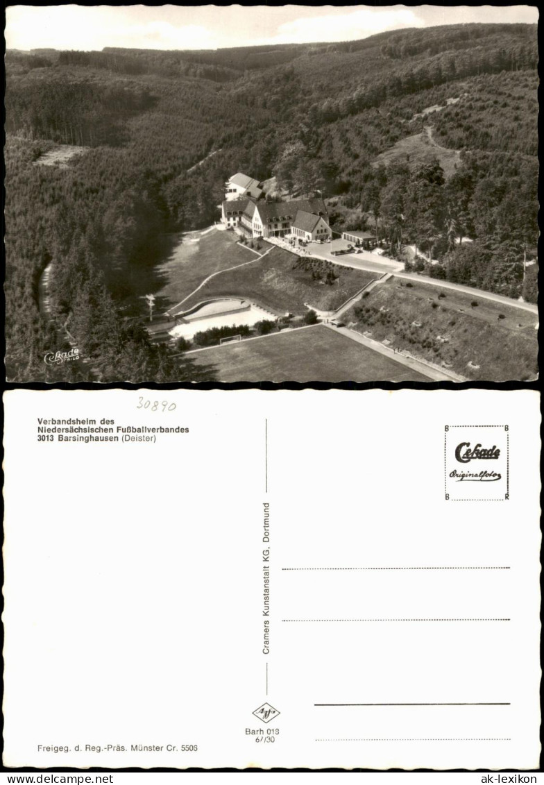 Barsinghausen Luftaufnahme Verbandsheim des Niedersä. Fußballverbandes 1967