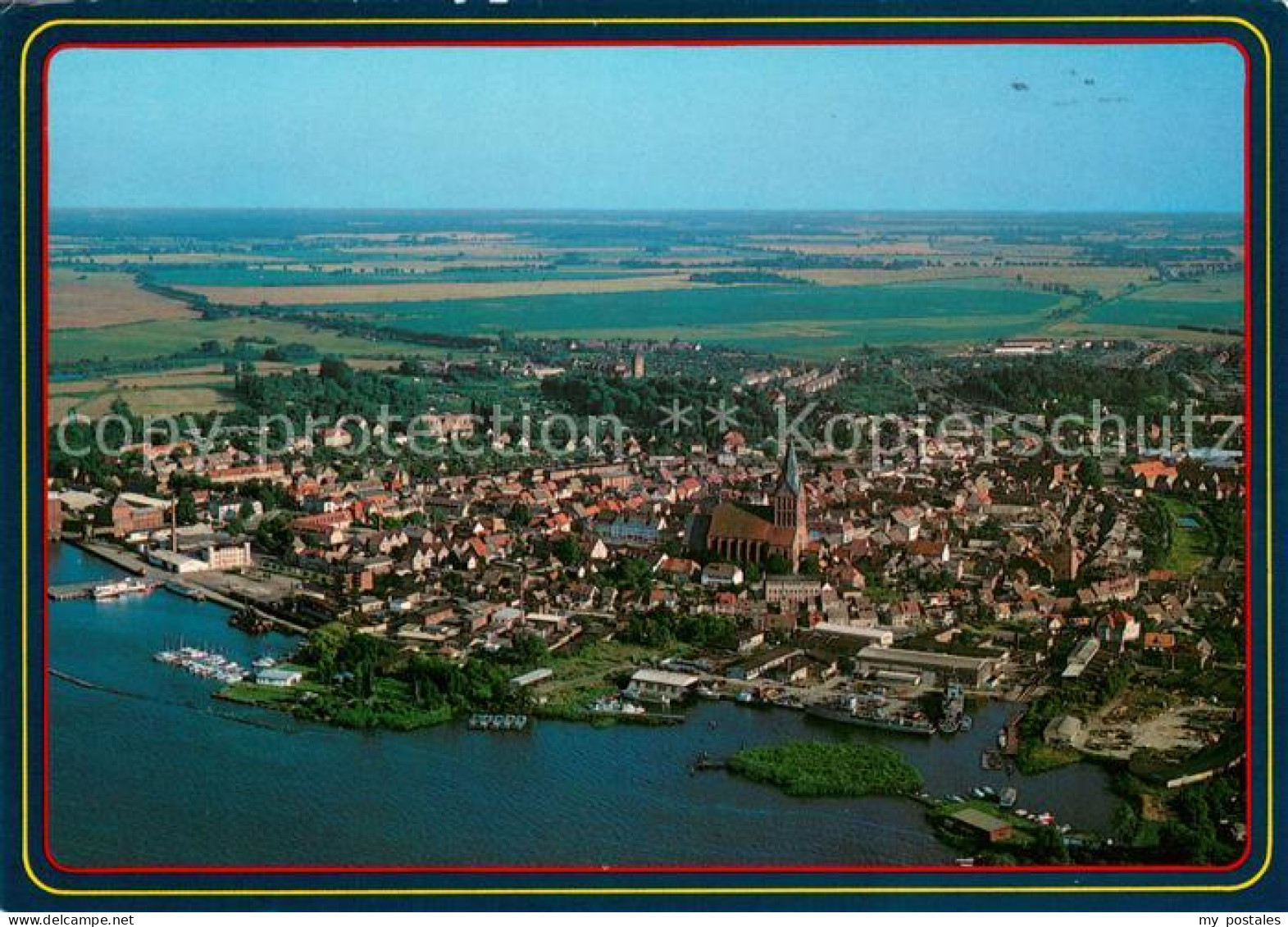 Barth am Barther Bodden Fliegeraufnahme