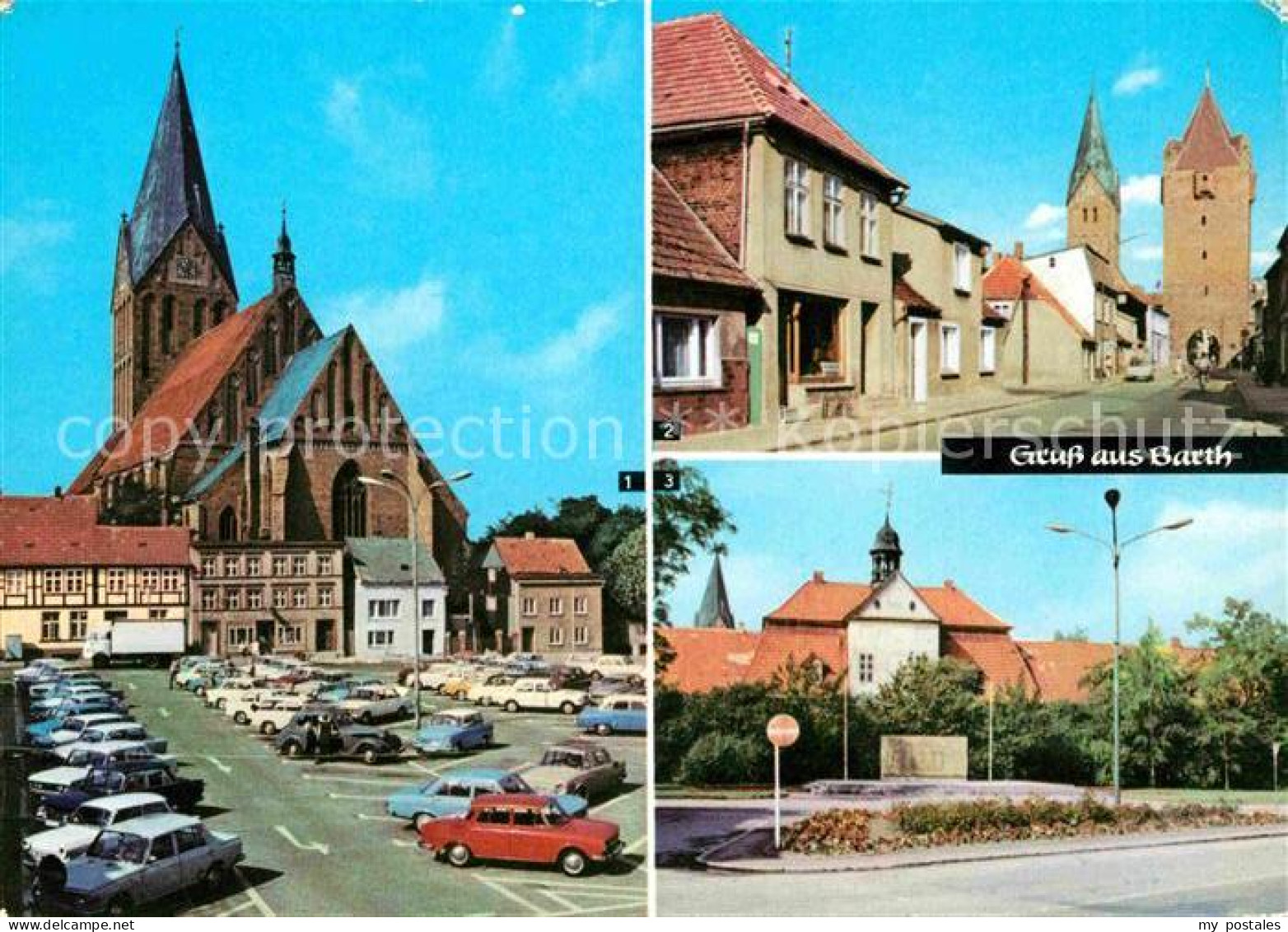 Barth Marktplatz Kirche Dammtor Platz der Freiheit