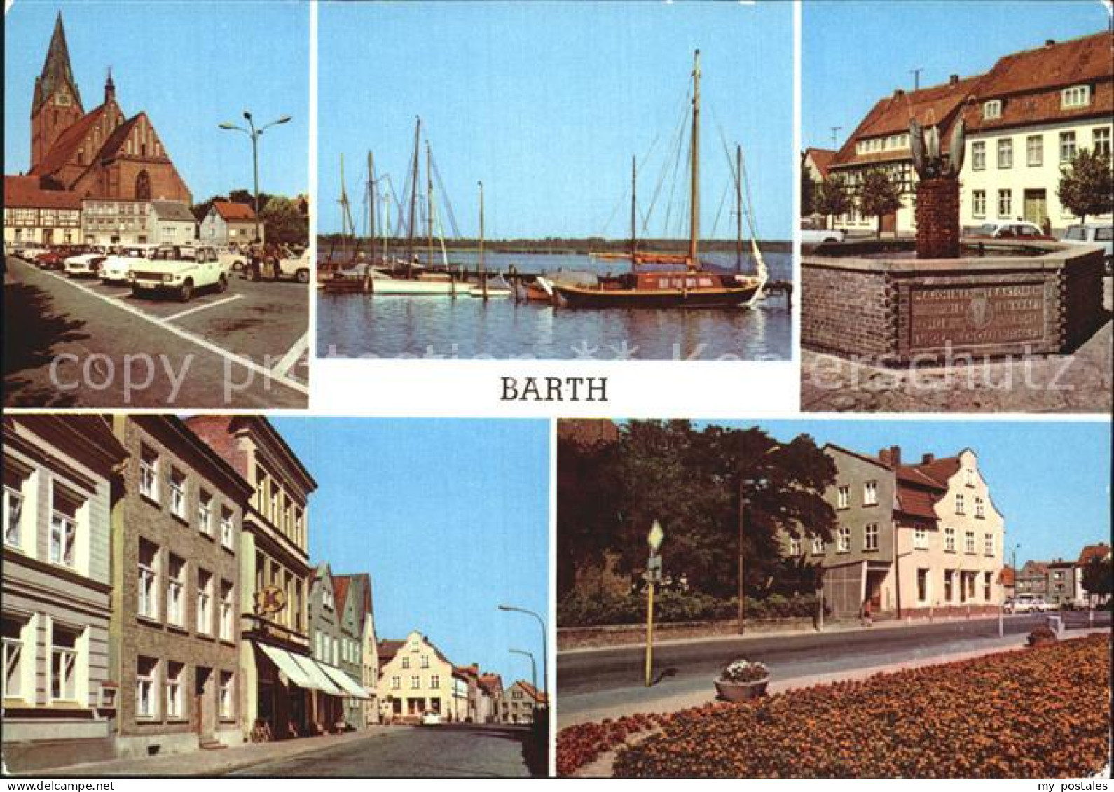 Barth Mole Brunnen am Markt