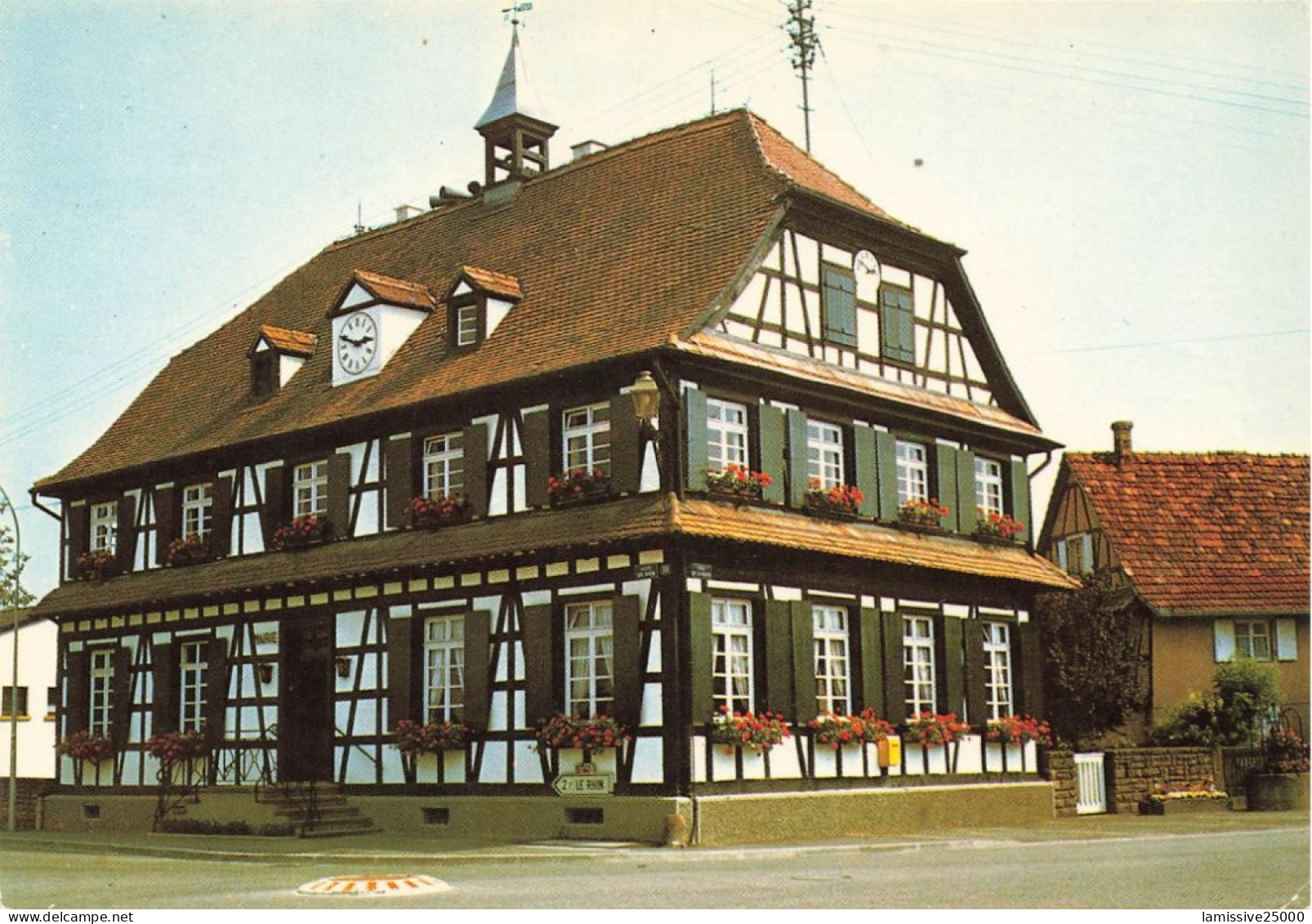 BAS RHIN GAMBSHEIM la mairie