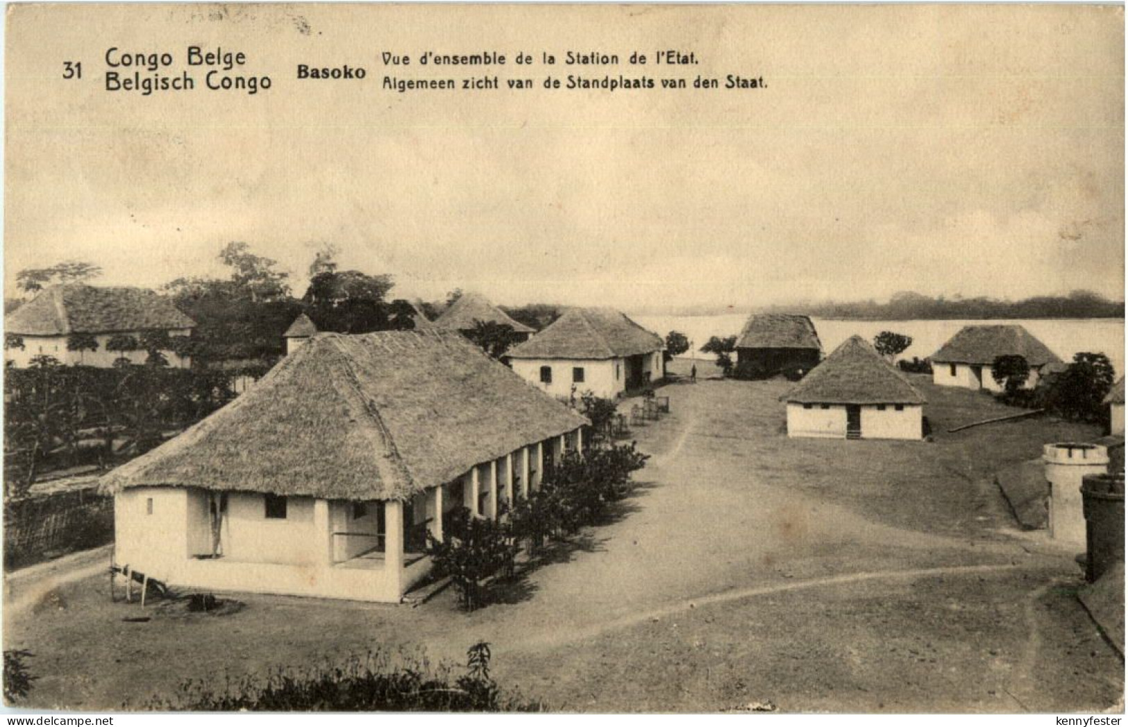 Basoko - Congo Belge - Ganzsache