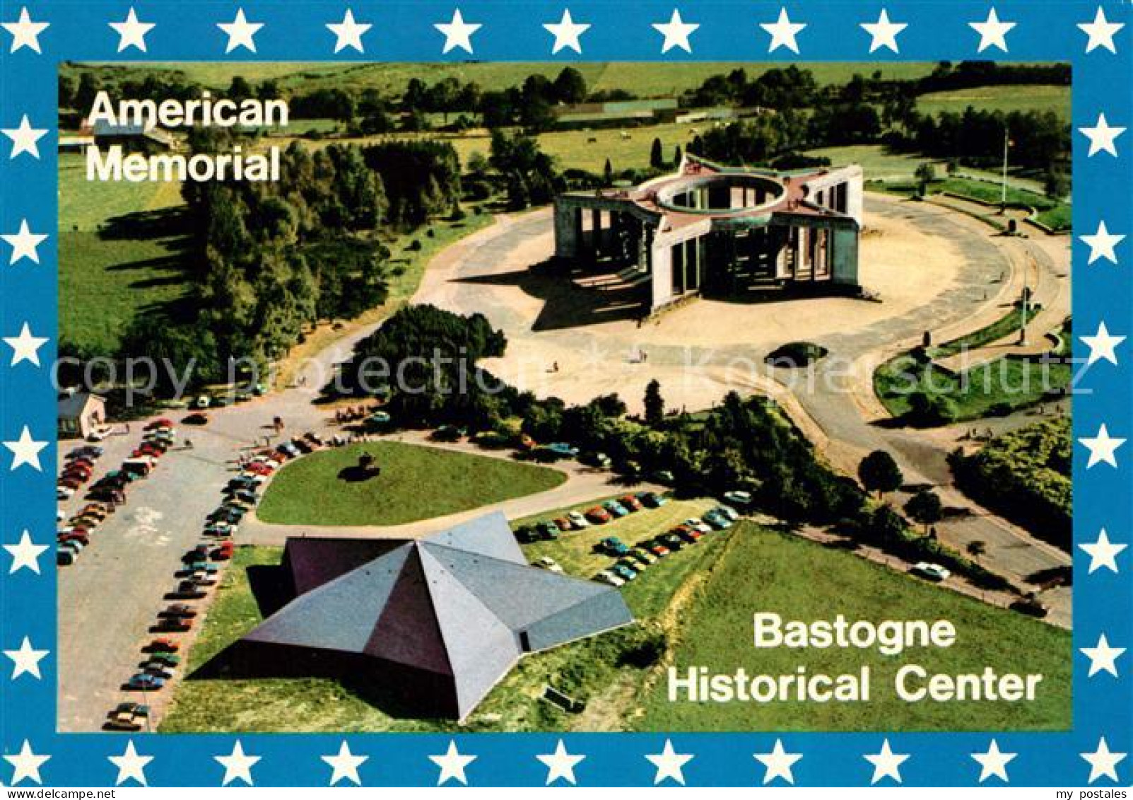 Bastogne Liege American Memorial and Bastogne Historical Center Fliegeraufnahme