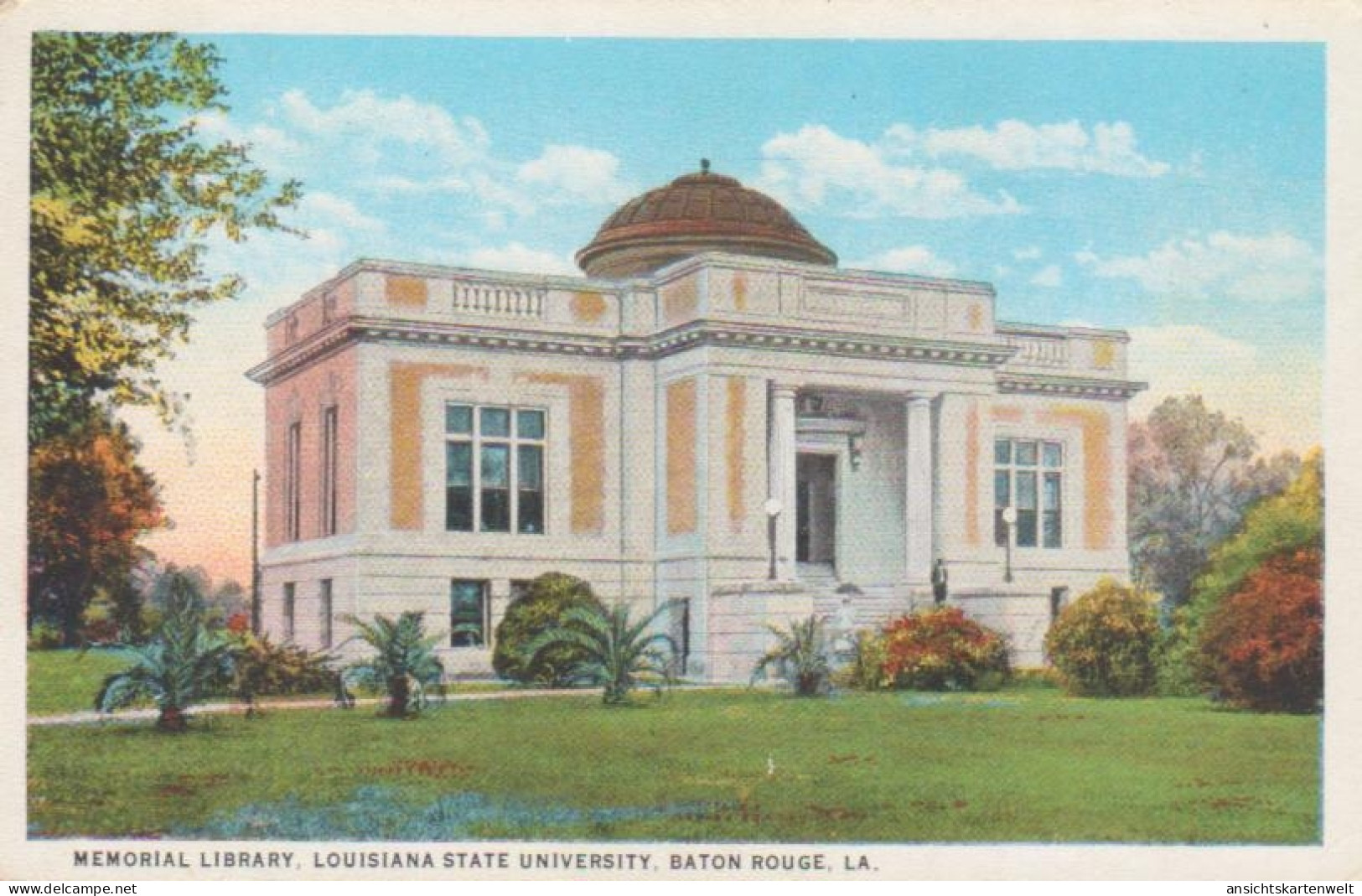 Baton Rouge LA - State Unsiversity, Memorial Library ngl #220.188