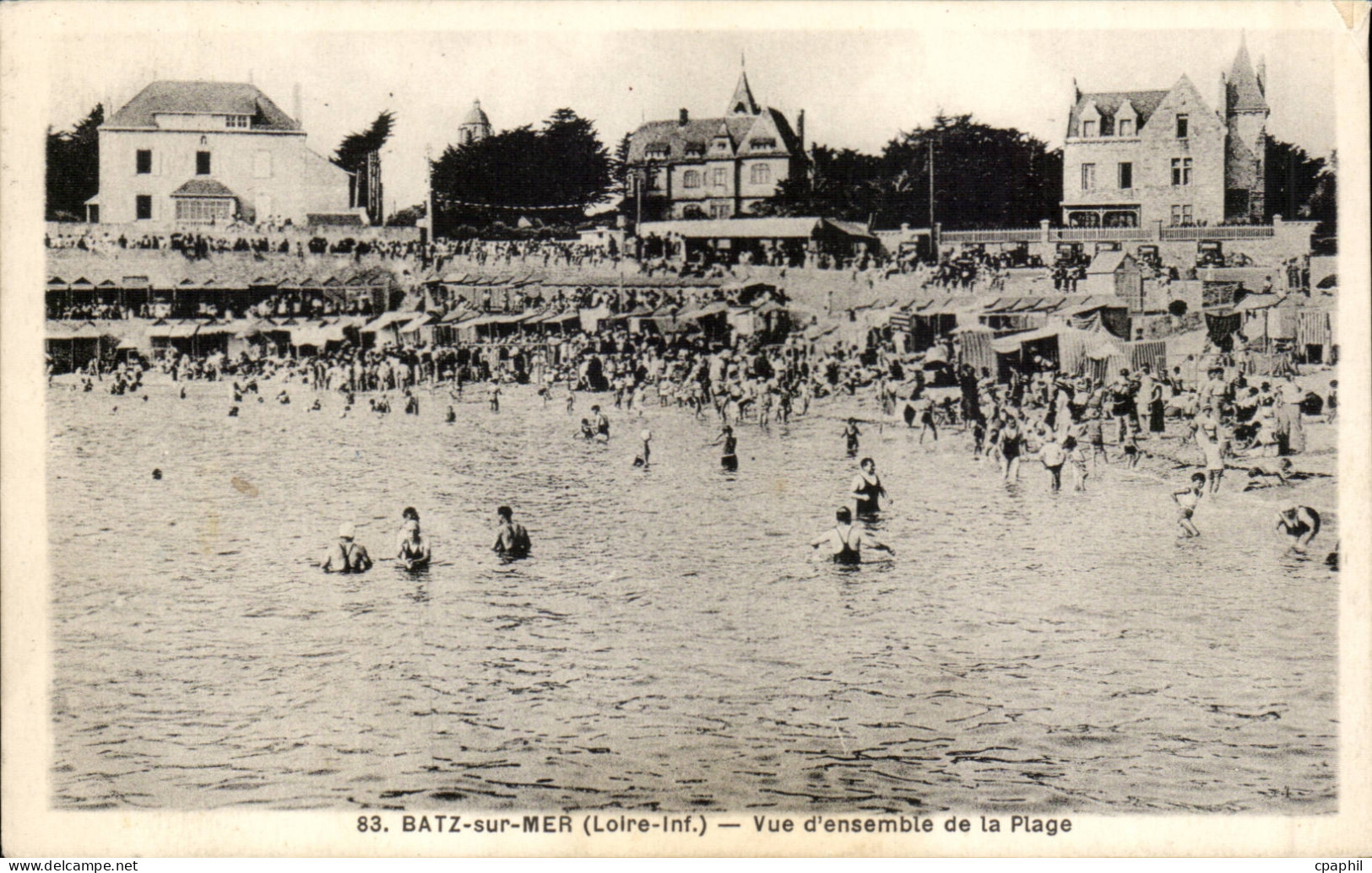 Batz sur mer cPa Vue d'ensemble de la plage