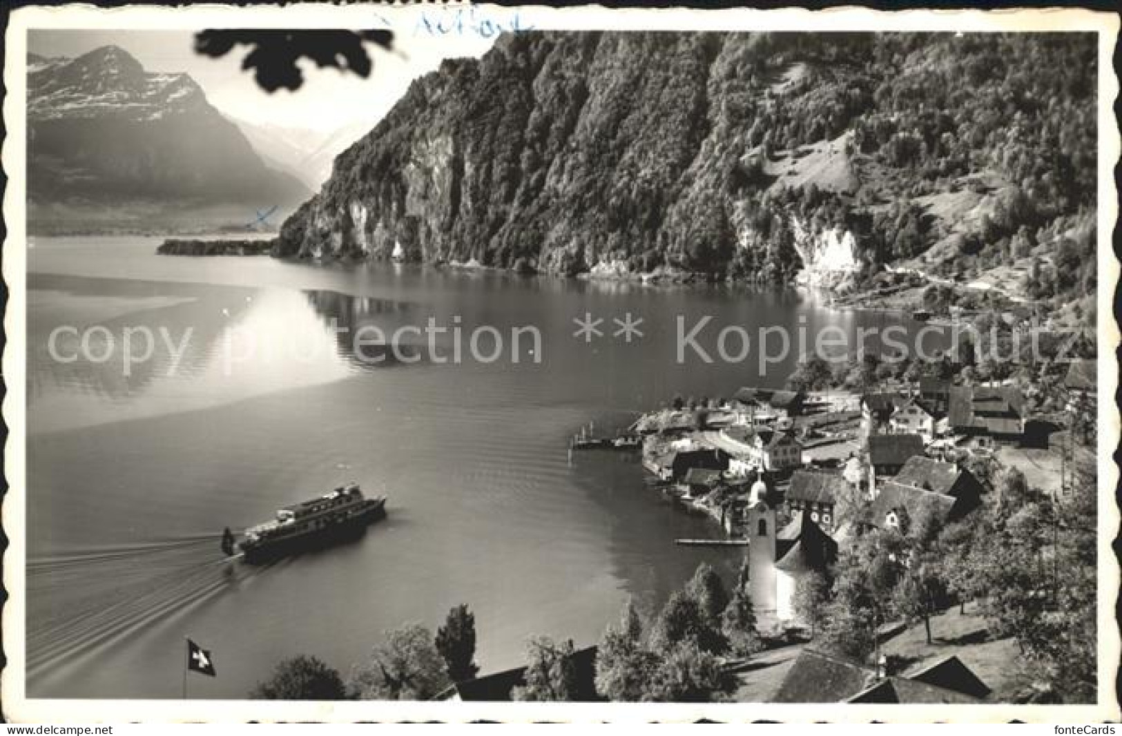 Bauen am Vierwaldstaettersee Dampfer