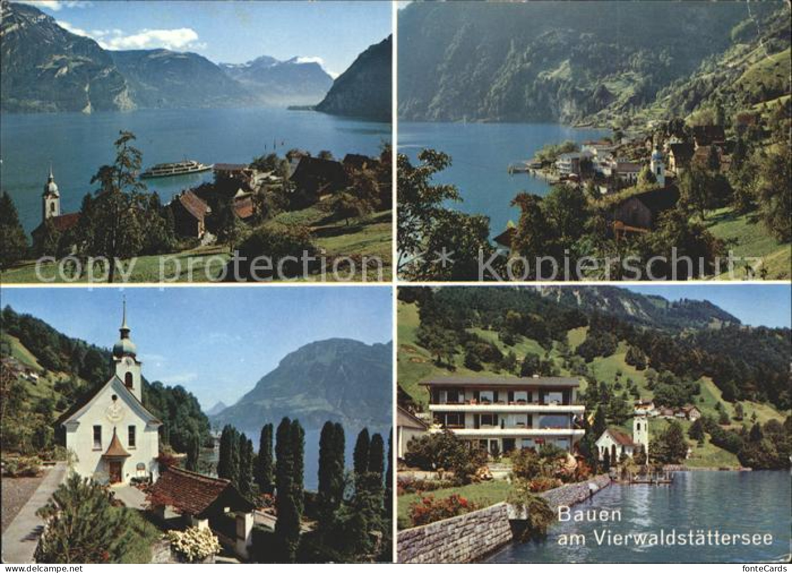 Bauen am Vierwaldstaettersee Ferien Appartementhaus Kirche