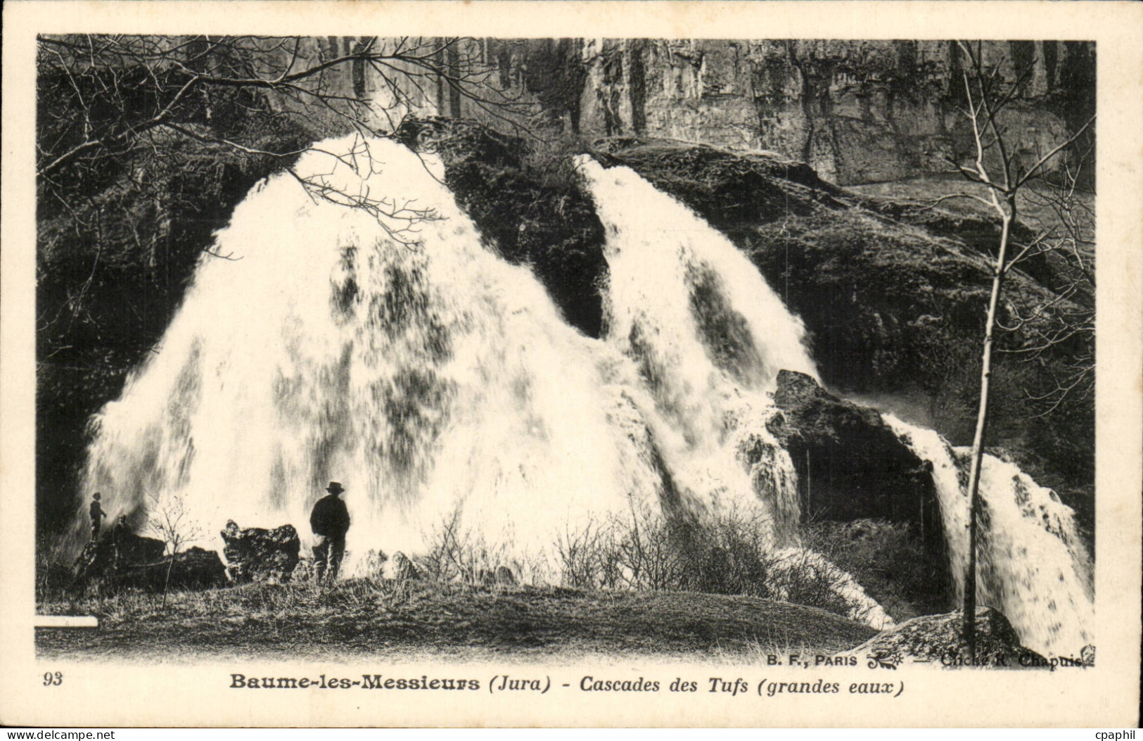 Baume les Messieurs - Cascades des Tufs - CPA