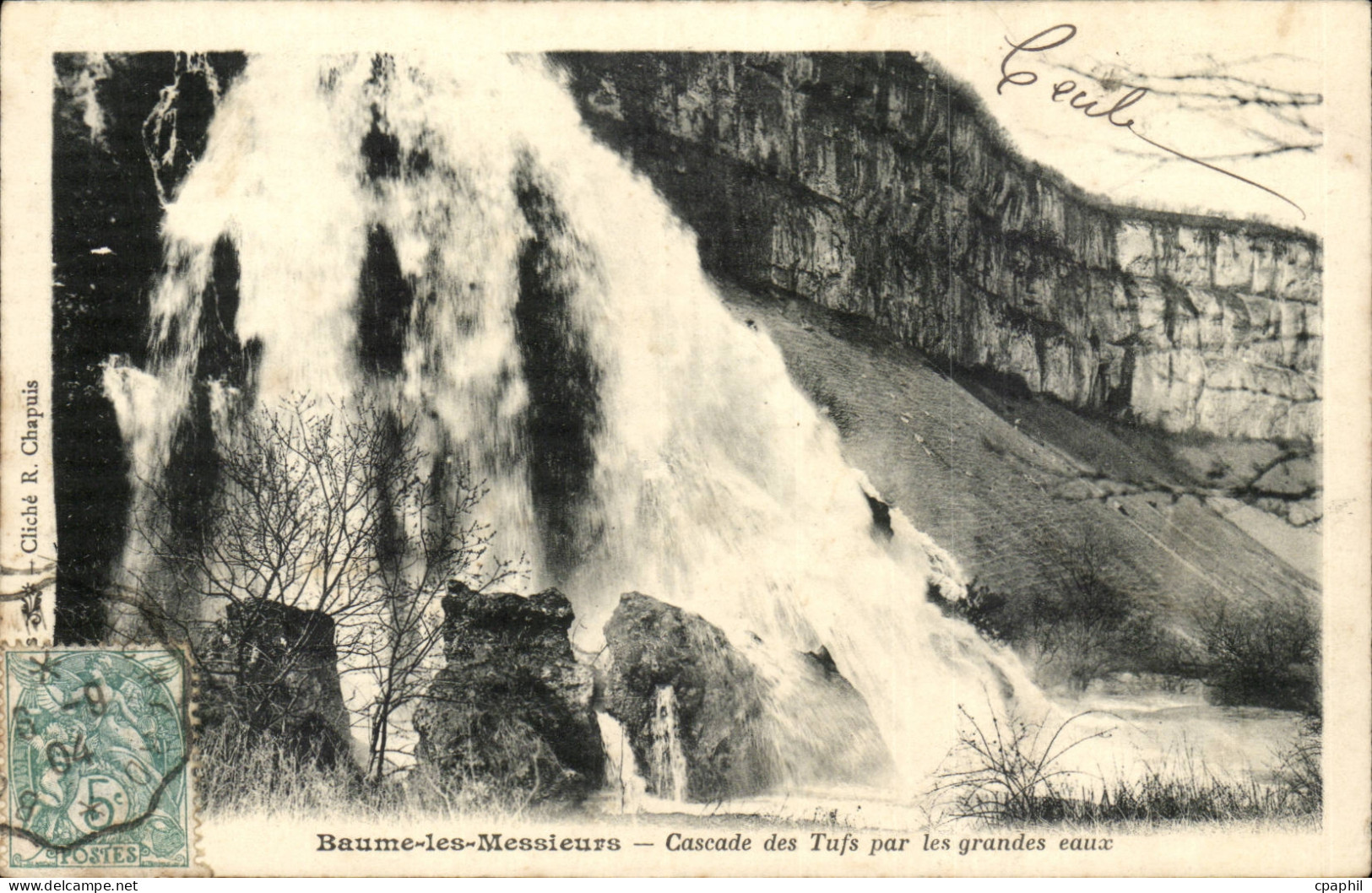 Baume les Messieurs - Cascades des Tufs par les Grandes Eaux - - CPA