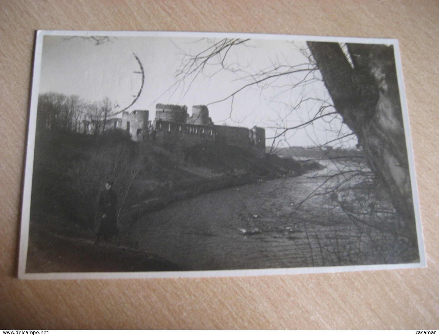 BAUSKA 1931 no stamps LATVIA postcard