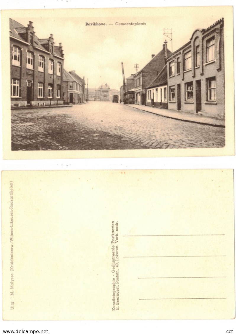 Bavikhove  Harelbeke   Gemeenteplaats