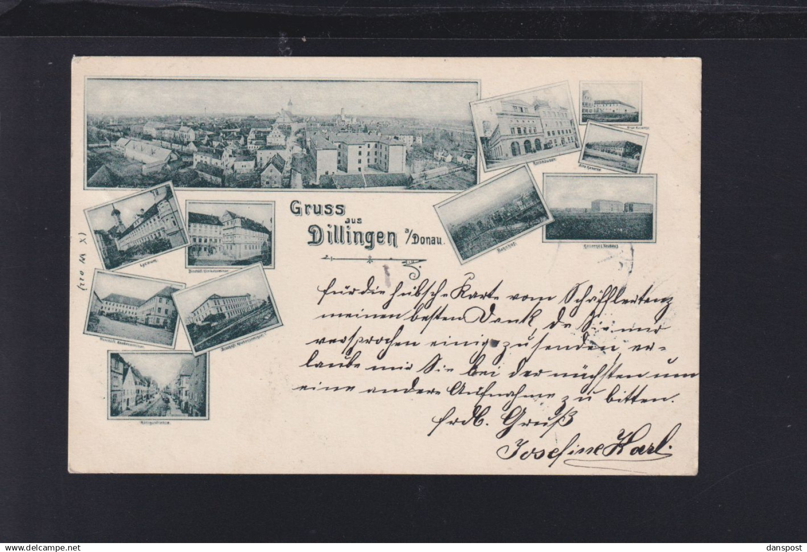 Bayern AK Dillingen Donau 1900 gelaufen