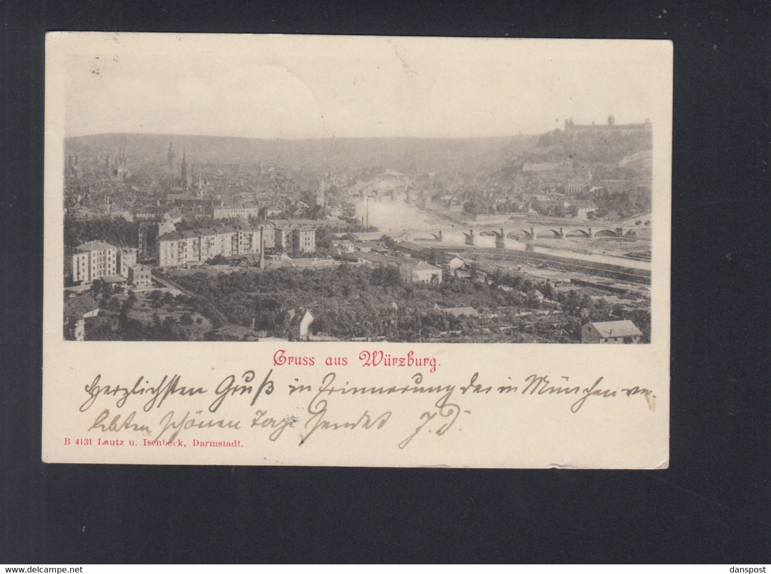 Bayern AK Würzburg 1901 gelaufen