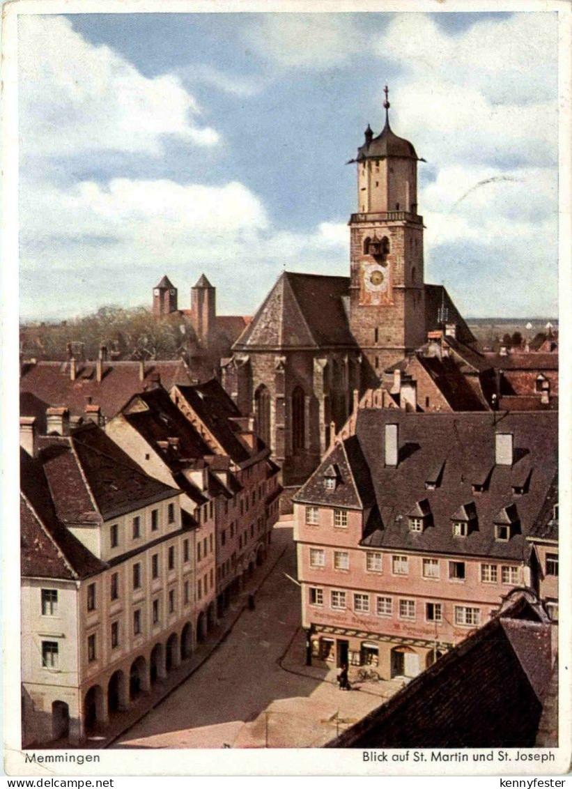 Bayern/Allgaü - Memmingen, Blick auf St. Martin und St. Joseph
