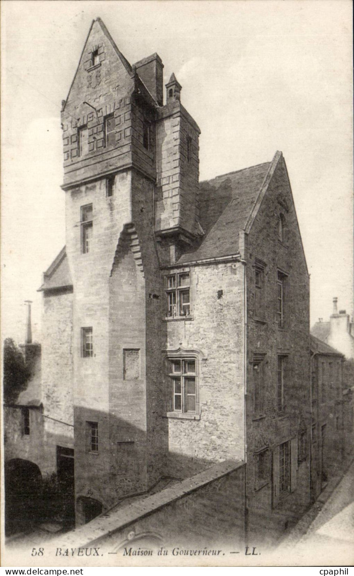 Bayeux CPA Maison du gouverneur