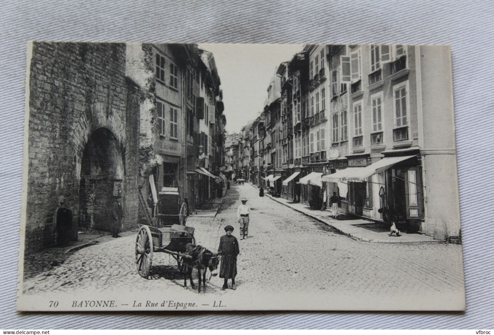 Bayonne, la rue d'Espagne, Pyrénées Atlantiques 64
